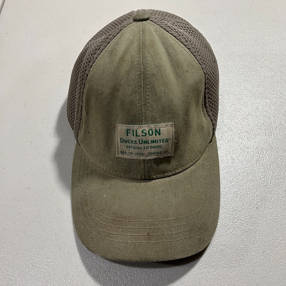 Filson Ducks Unlimited Tin Cloth Logger Cap